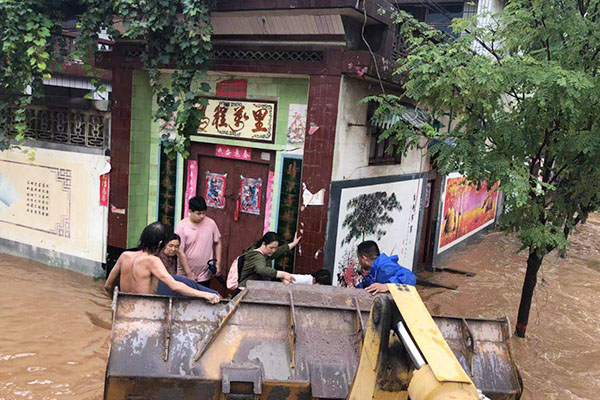 新鄉(xiāng)長城支援救災工作