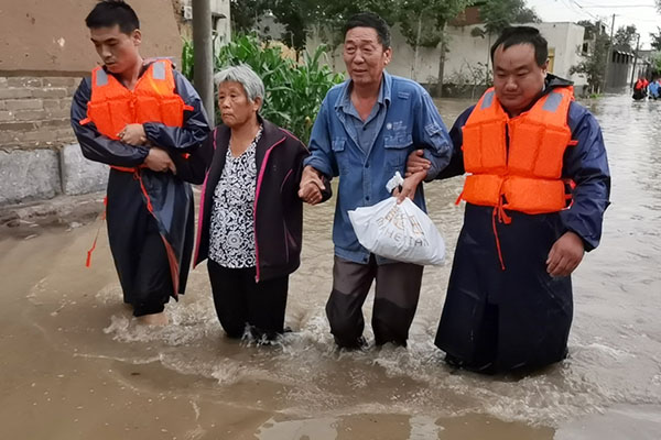 新鄉(xiāng)長城支援救災工作