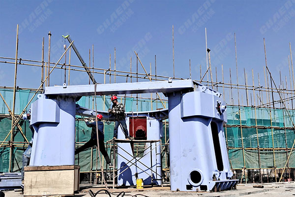 寧夏年產(chǎn)30萬噸礦渣立磨項目安裝現(xiàn)場 寧夏年產(chǎn)30萬噸礦渣立磨項目安裝現(xiàn)場