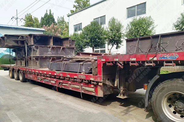 山西年產(chǎn)45萬(wàn)噸礦粉線基礎(chǔ)部件發(fā)貨